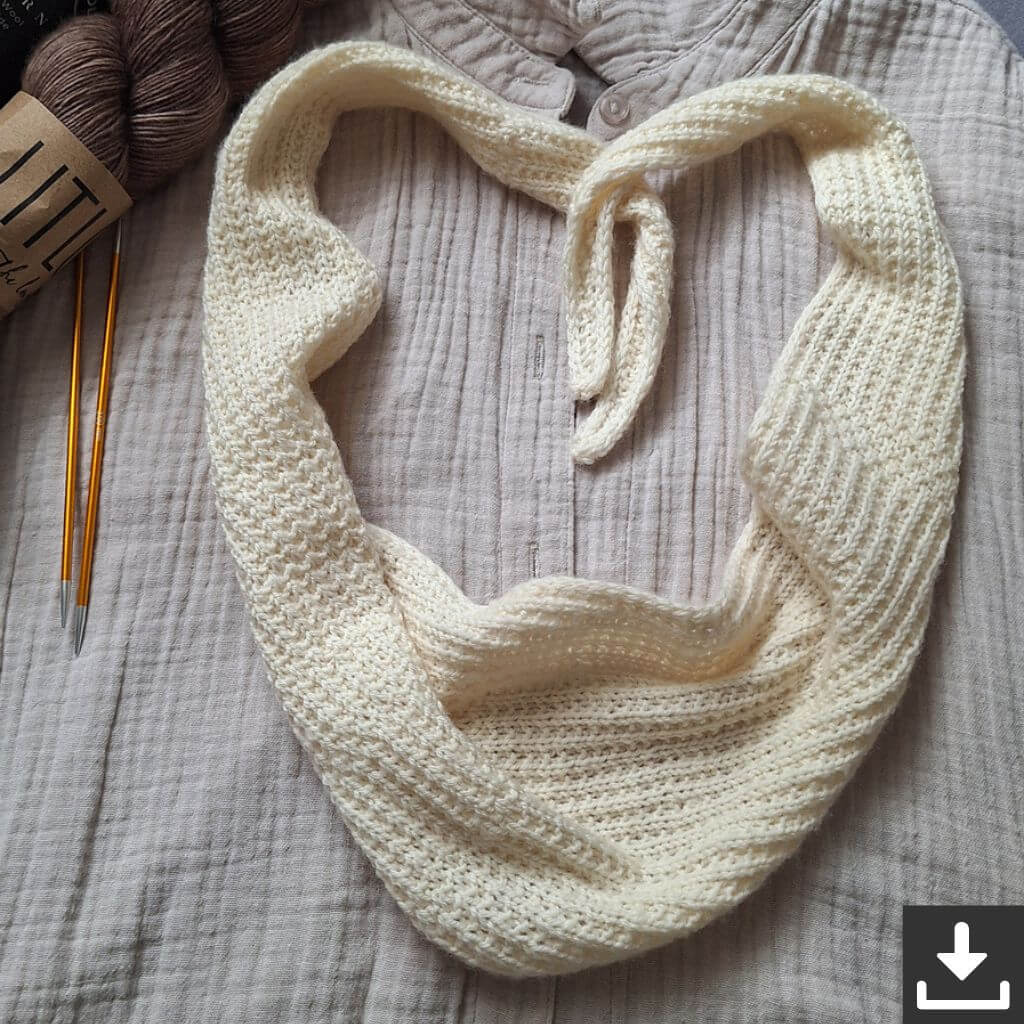 Madame Nadelspiel Pattern Hedi Scarf Strickanleitung - Madame Nadelspiel (PDF) Lieblingsgarn