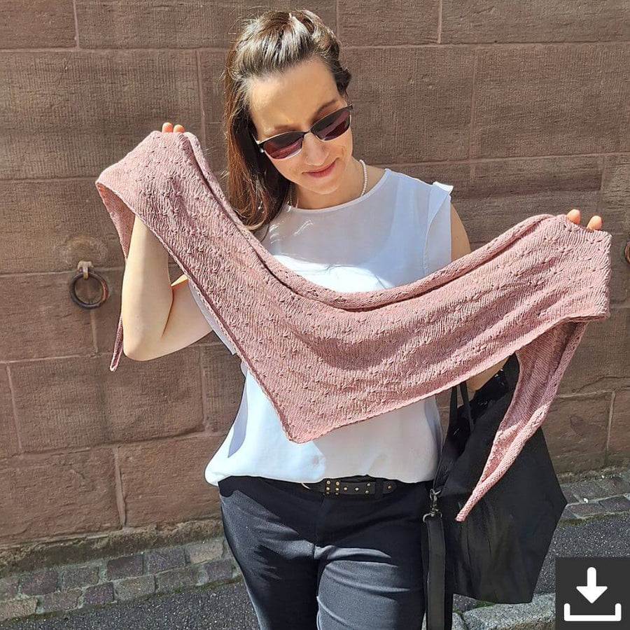 Madame Nadelspiel Tuch Luisa XL & XXL Strickanleitung - Madame Nadelspiel (PDF) Lieblingsgarn