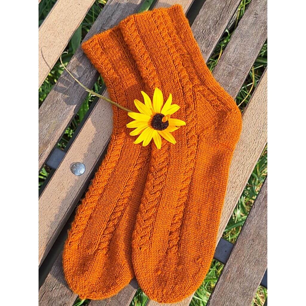 Madame Nadelspiel Socken October Soxx Strickanleitung - Madame Nadelspiel (PDF) Lieblingsgarn