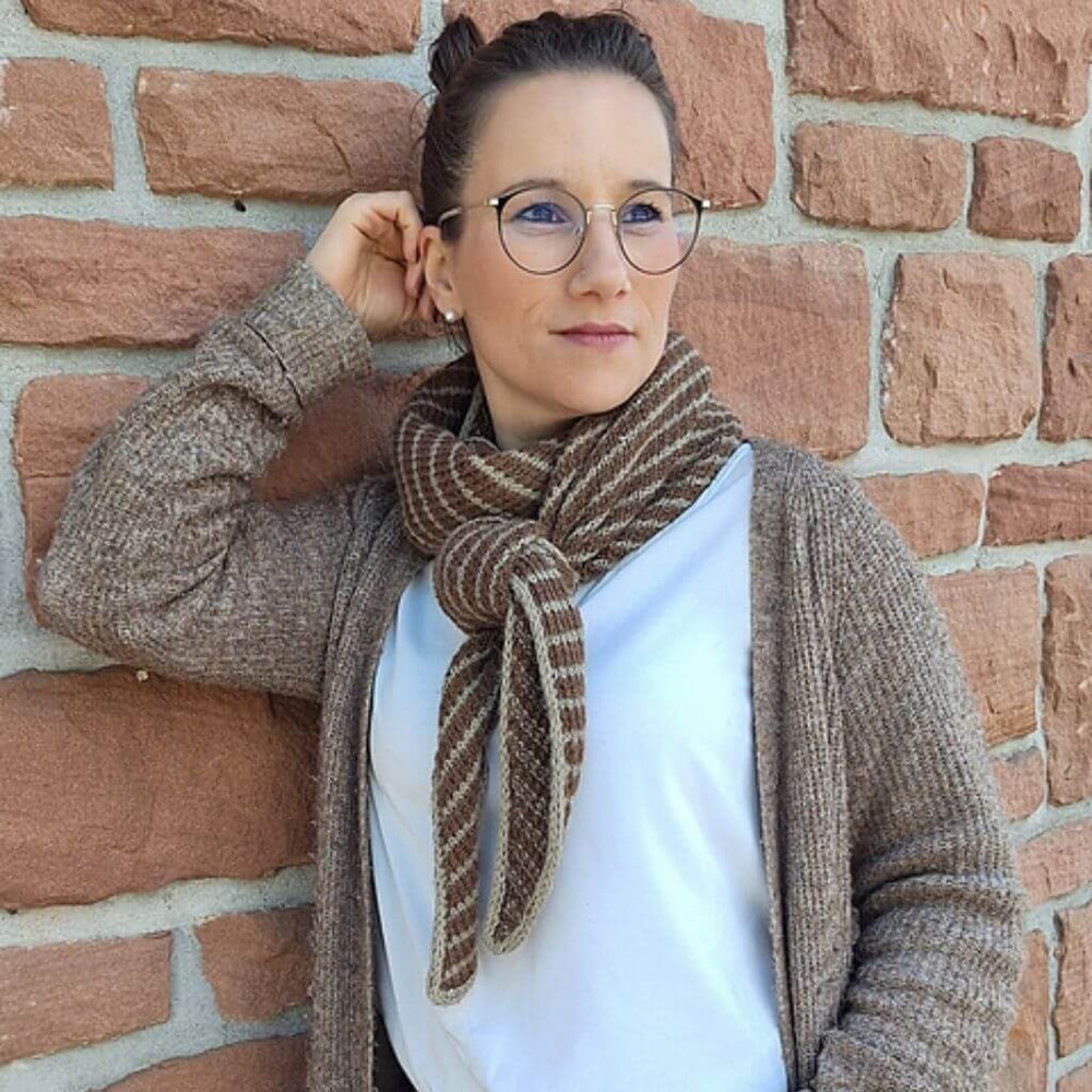 Madame Nadelspiel Schal Hedi Hug Strickanleitung - Madame Nadelspiel (PDF) Lieblingsgarn