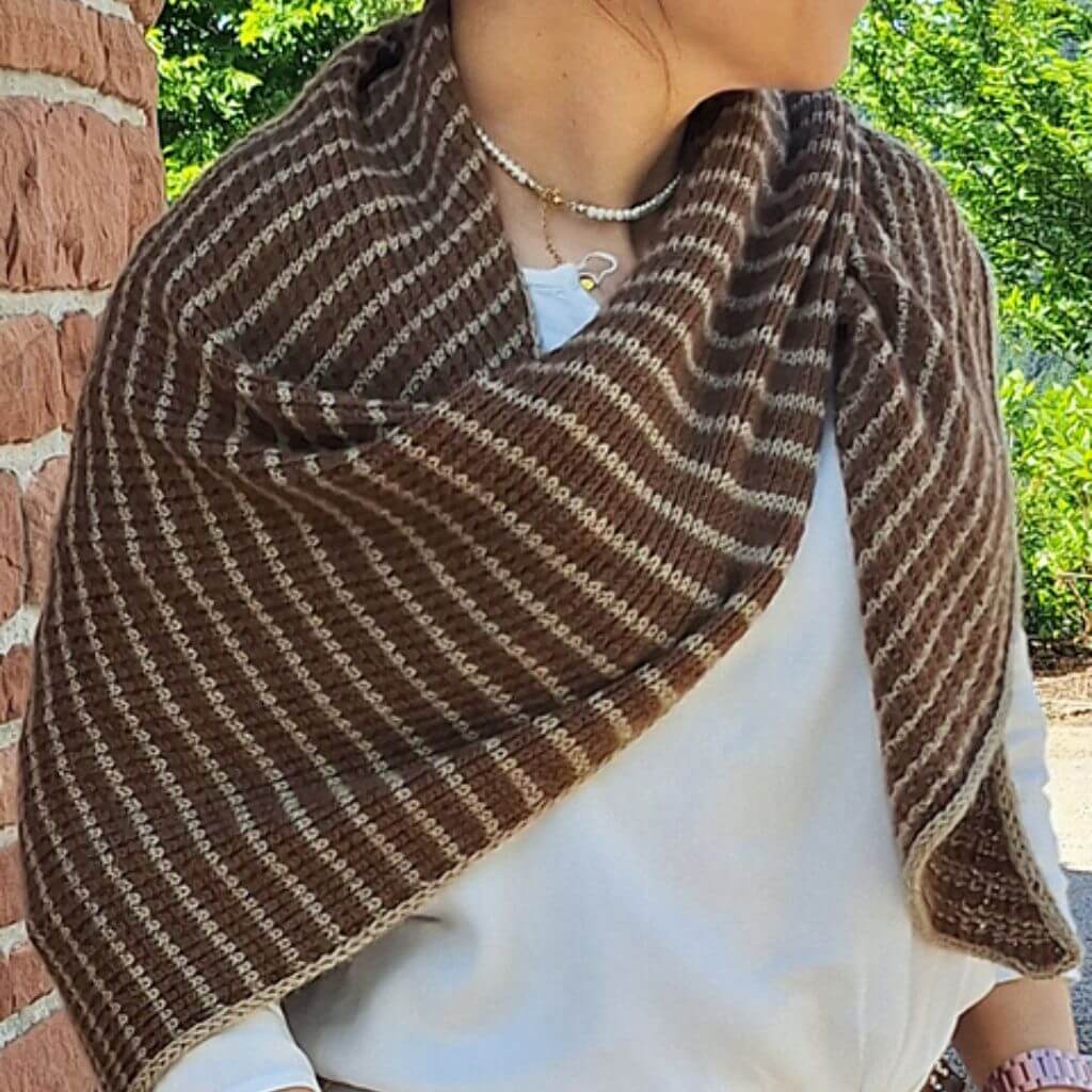 Madame Nadelspiel Schal Hedi Hug Strickanleitung - Madame Nadelspiel (PDF) Lieblingsgarn