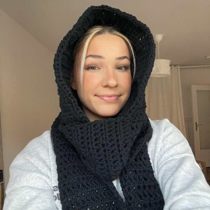 Marta Pattern Kapuzenschal Häkelanleitung - Marta x Lieblingsgarn (PDF) Lieblingsgarn