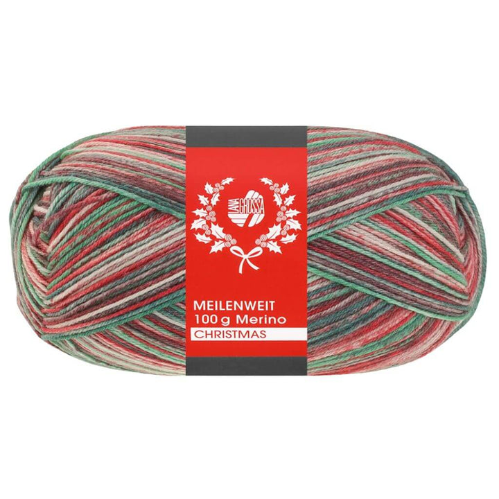 Lana Grossa Meilenweit 100 Merino Christmas Sockenwolle