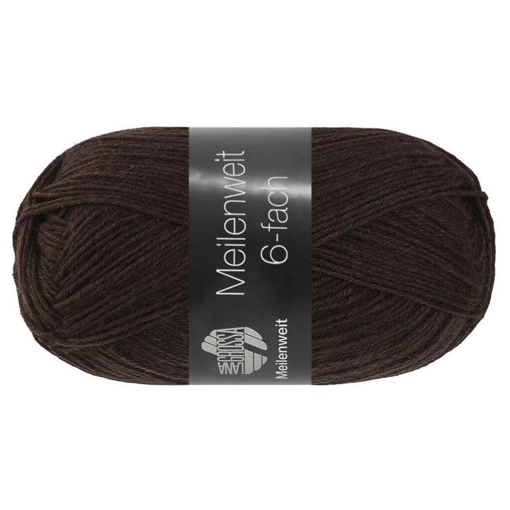 Lana Grossa Meilenweit 6-fach 150 Unito, Farbe 9861 Mokka – Polyamid und Schurwolle bei Lieblingsgarn