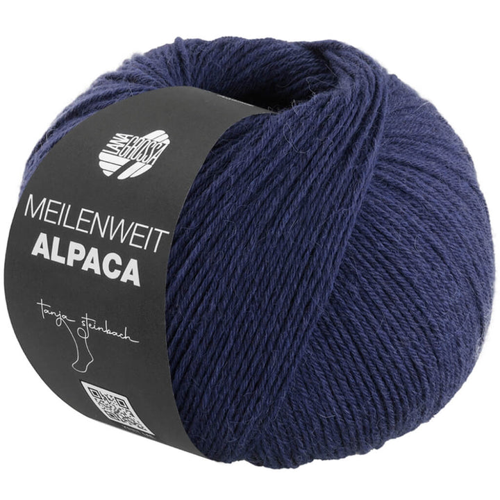 Lana Grossa 1013 - Nachtblau Lana Grossa Meilenweit 6-fach Alpaca Uni Lieblingsgarn