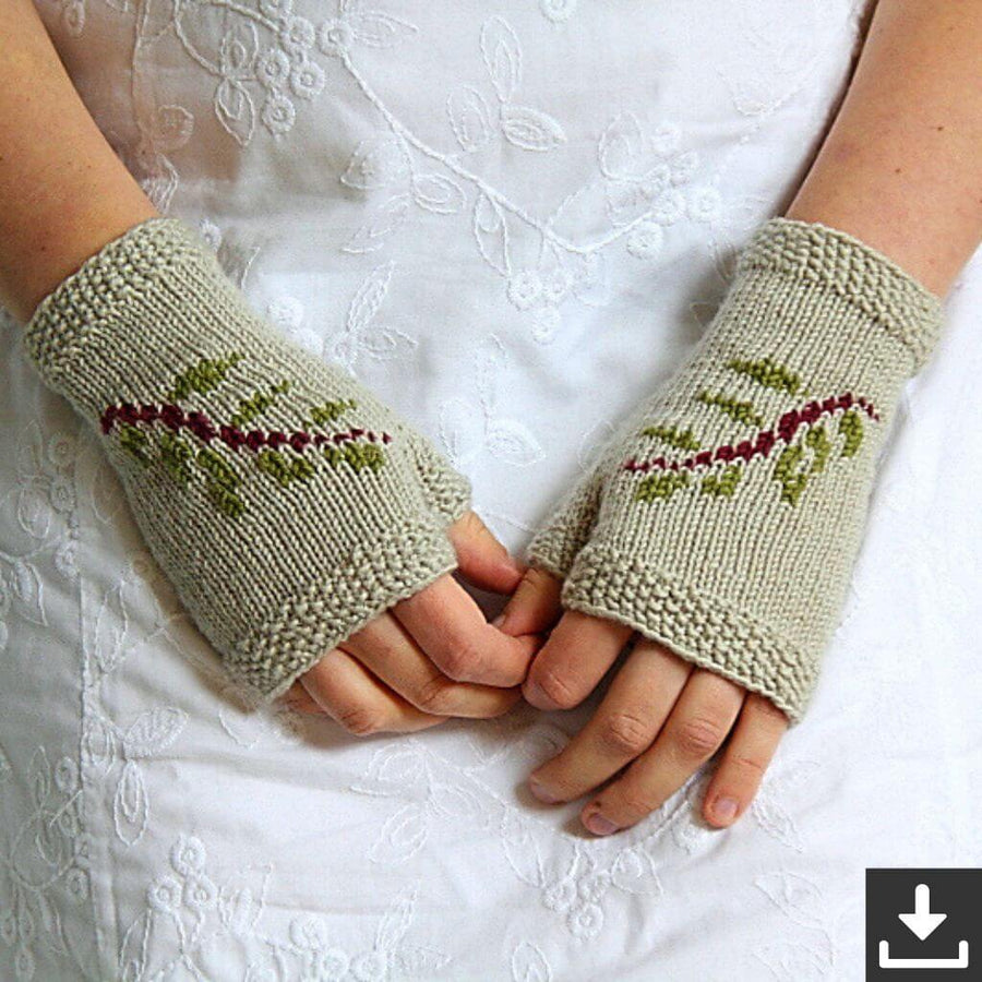 Melanie Berg Pattern Handstulpen Amrei Strickanleitung - Melanie Berg (PDF) Lieblingsgarn
