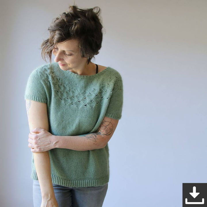 Melanie Berg - Mairlynd Pattern Shirt Backstage Romance Strickanleitung - Mairlynd (PDF) Lieblingsgarn
