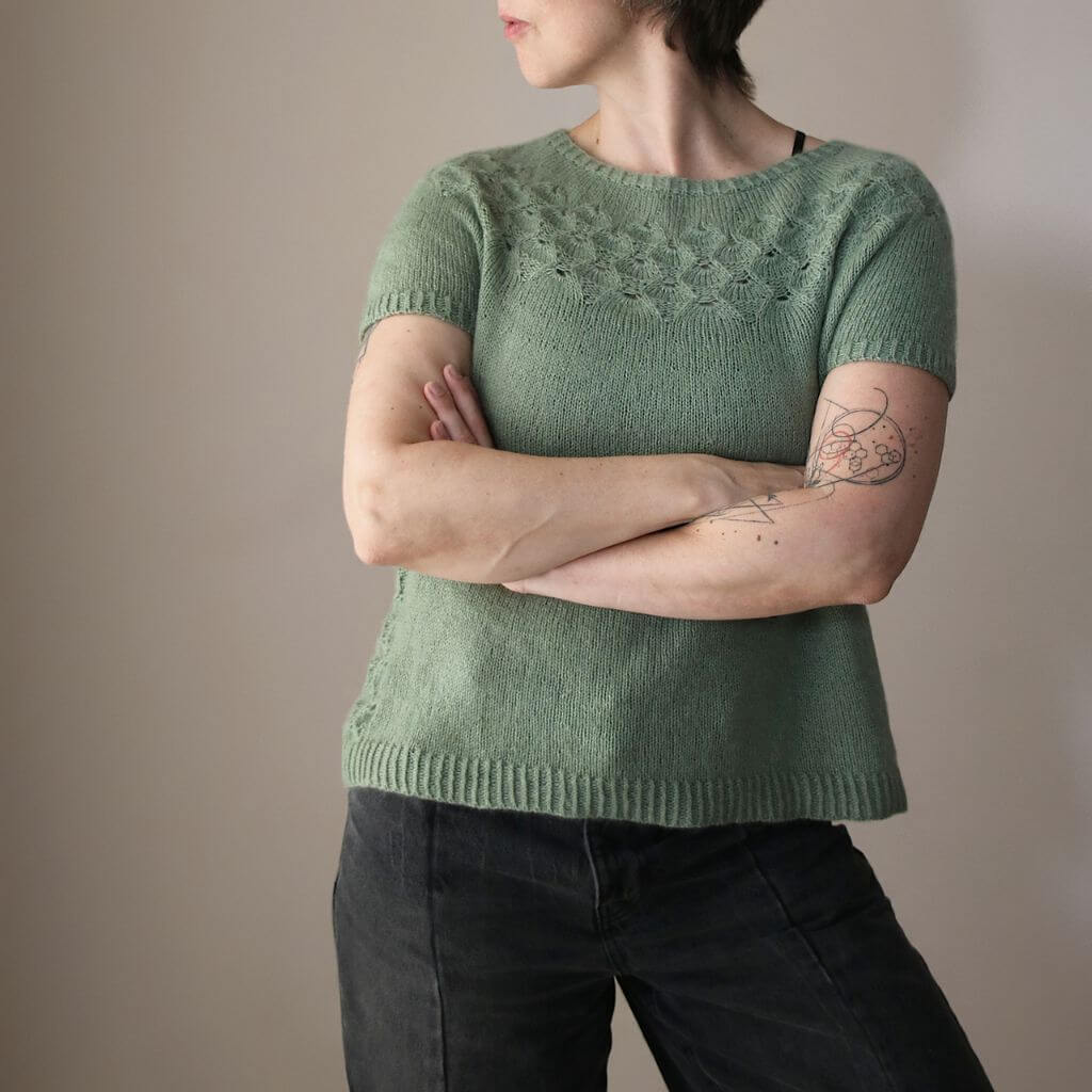Melanie Berg - Mairlynd Pattern Shirt Backstage Romance Strickanleitung - Mairlynd (PDF) Lieblingsgarn