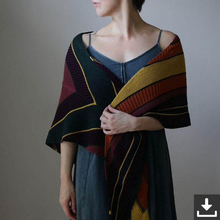 Melanie Berg Pattern Tuch Cursh Season Strickanleitung mit Row Map - Melanie Berg (PDF) Lieblingsgarn