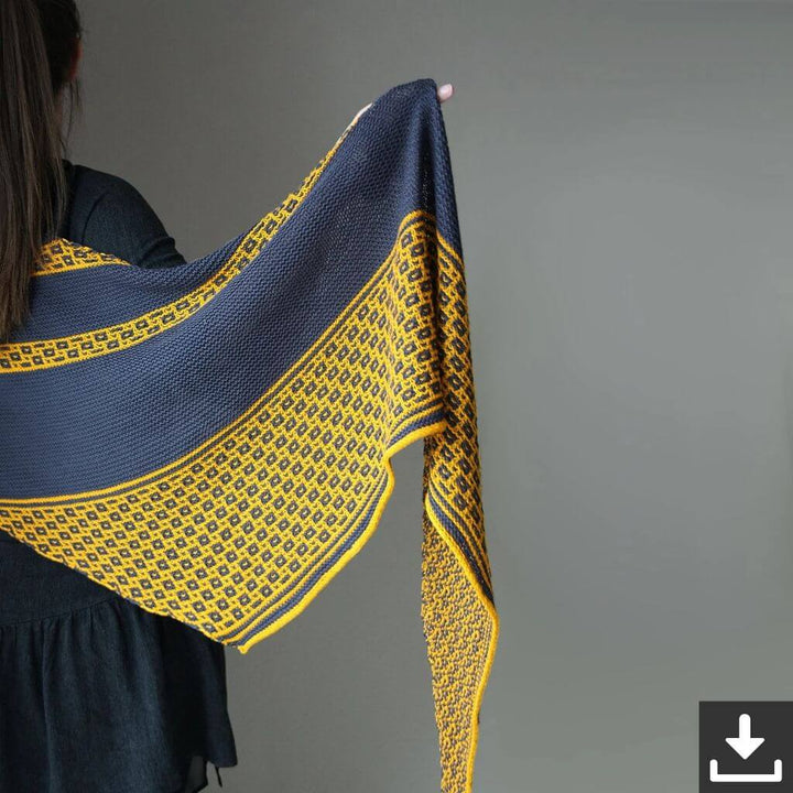 Melanie Berg Pattern Tuch Eifelgold Strickanleitung - Melanie Berg (PDF) Lieblingsgarn