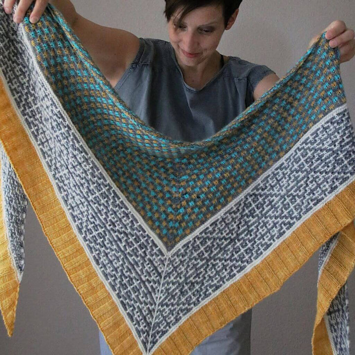 Melanie Berg Pattern Tuch Ghost Dancer Strickanleitung mit Rowmap - Melanie Berg (PDF) Lieblingsgarn