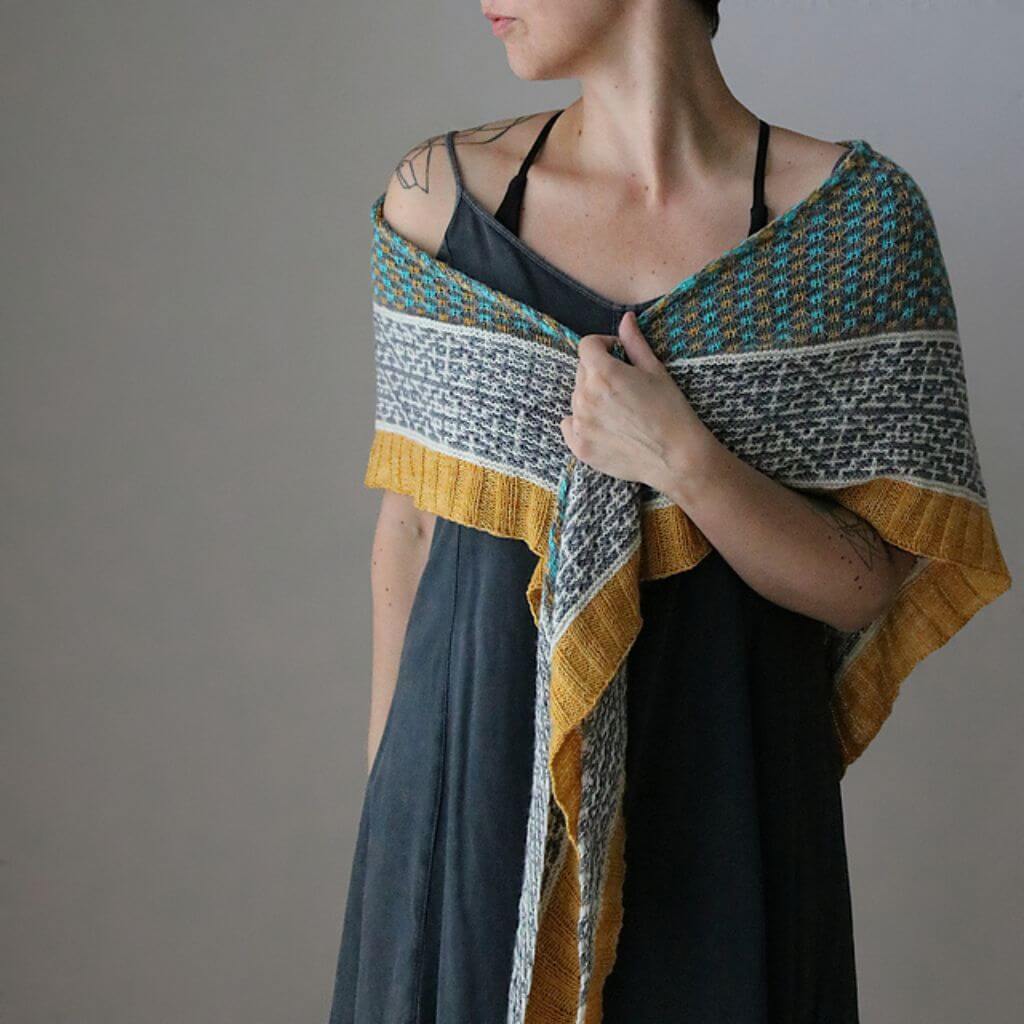 Melanie Berg Pattern Tuch Ghost Dancer Strickanleitung mit Rowmap - Melanie Berg (PDF) Lieblingsgarn