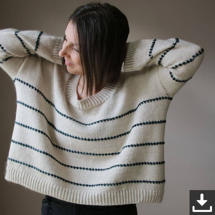 Melanie Berg - Mairlynd Pattern Pullover Near &amp; Dear Strickanleitung - Mairlynd (PDF) Lieblingsgarn