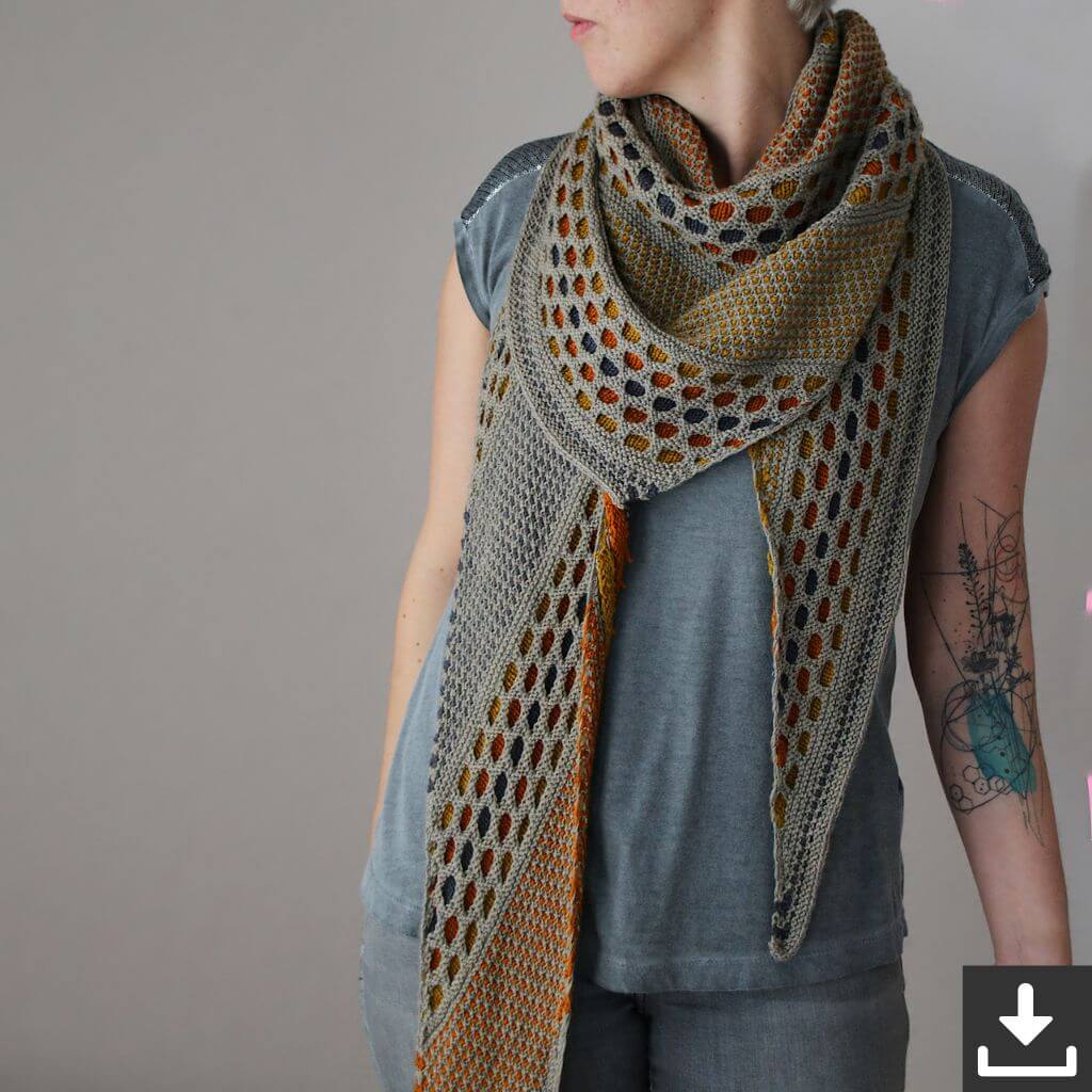 Melanie Berg - Mairlynd Pattern Tuch Norderney Strickanleitung - Mairlynd (PDF) Lieblingsgarn