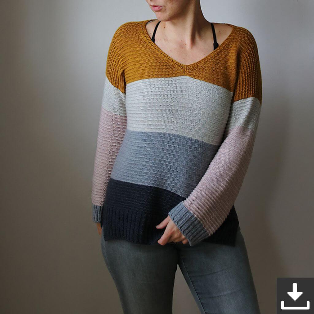Melanie Berg Pattern Pullover Perfect Stranger Strickanleitung - Melanie Berg (PDF) Lieblingsgarn