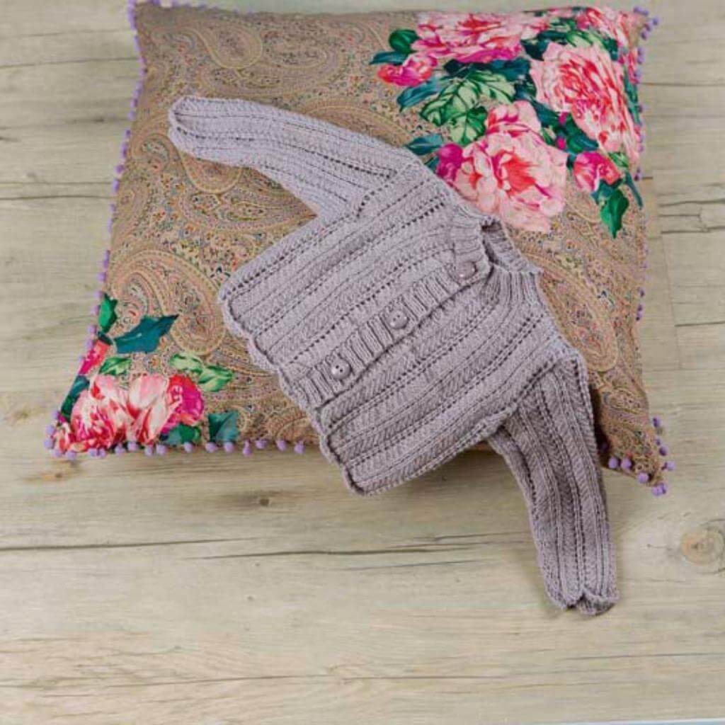 Lang Yarns Pattern Babyjacke mit Ajourmuster Strickanleitung - Lang Yarns (PDF) Lieblingsgarn