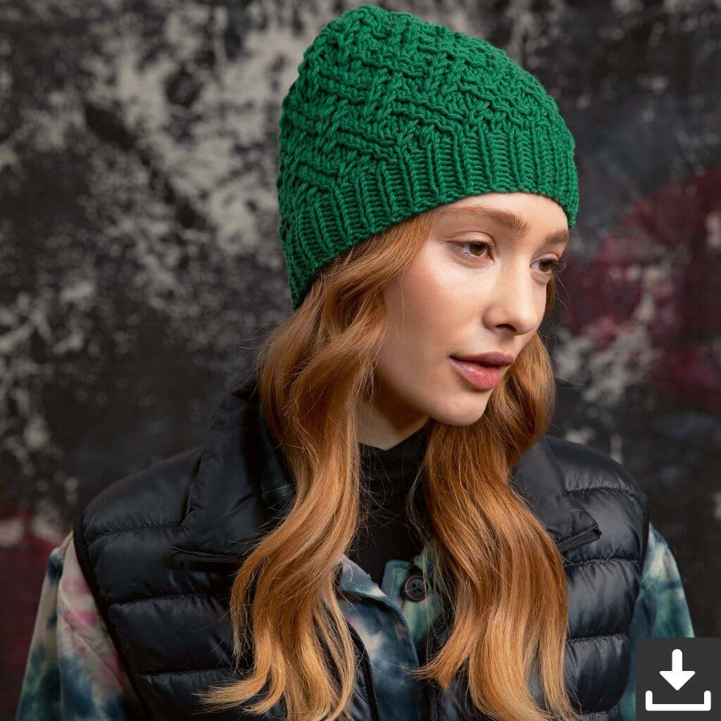 Lang Yarns Pattern Mütze im Zopfmuster Strickanleitung - Lang Yarns (PDF) Lieblingsgarn