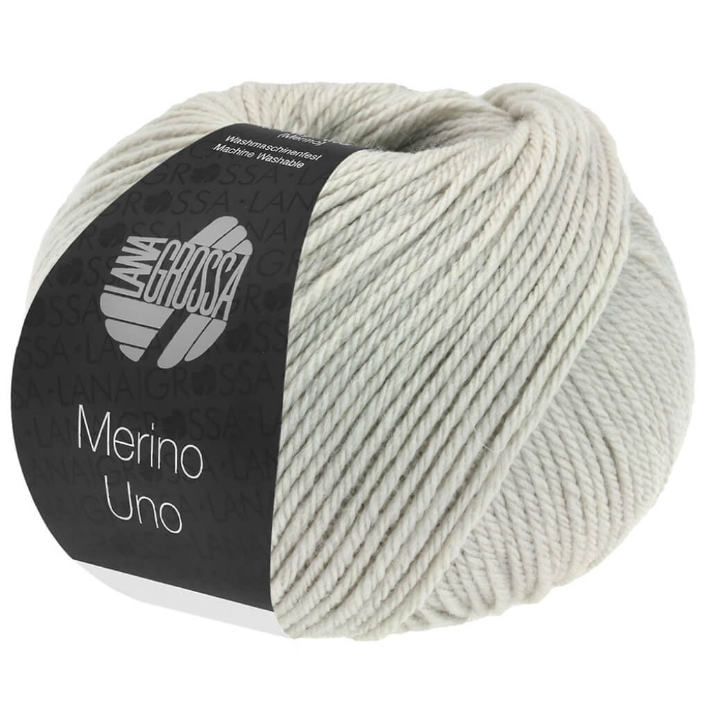 Lana Grossa 75 - Silbergrau Lana Grossa Merino Uno 50 g Lieblingsgarn