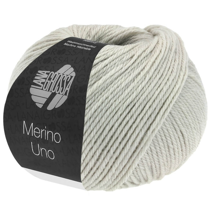 Lana Grossa 75 - Silbergrau Lana Grossa Merino Uno 50 g Lieblingsgarn