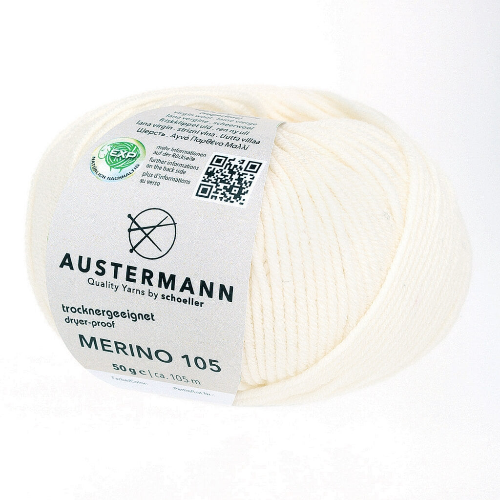 Austermann 310 - Natur Austermann Merino 105 EXP 50g Lieblingsgarn