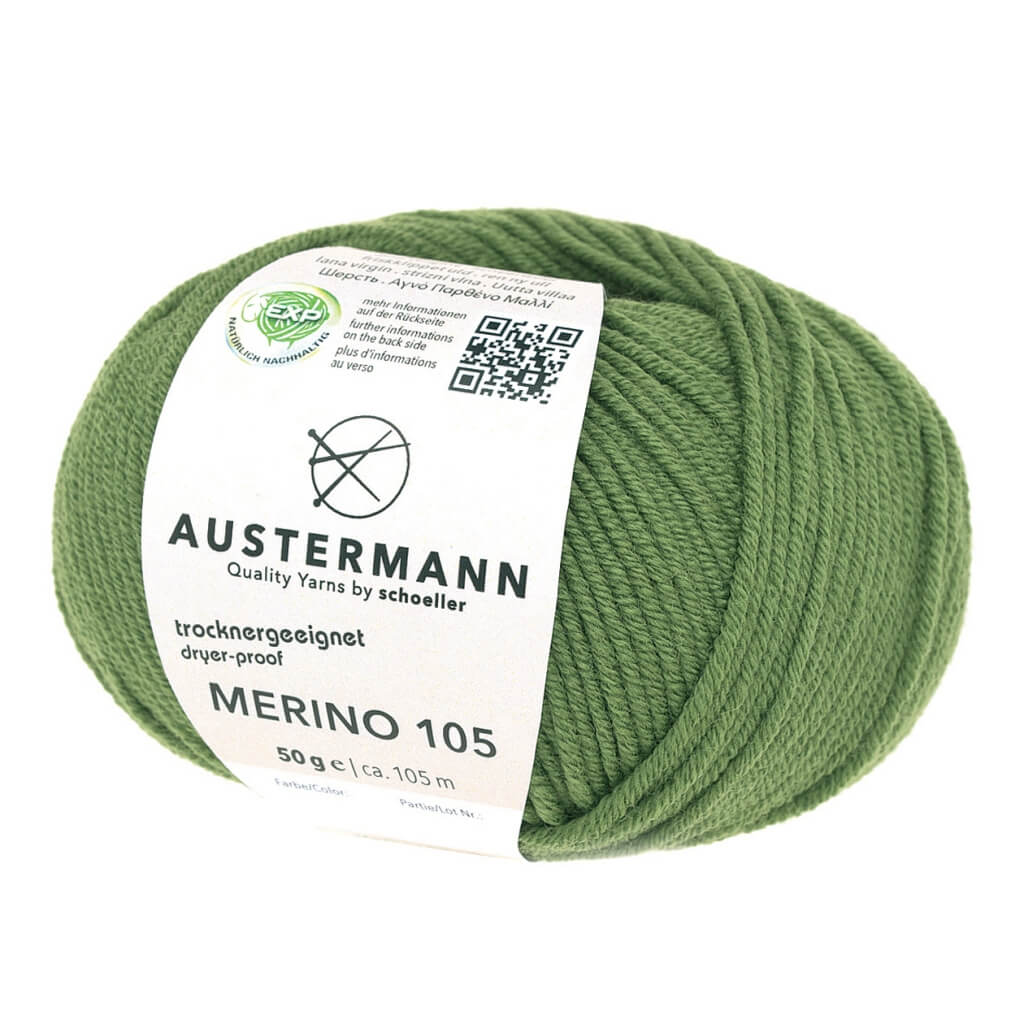 Austermann 339 - Absinth Austermann Merino 105 EXP 50g Lieblingsgarn