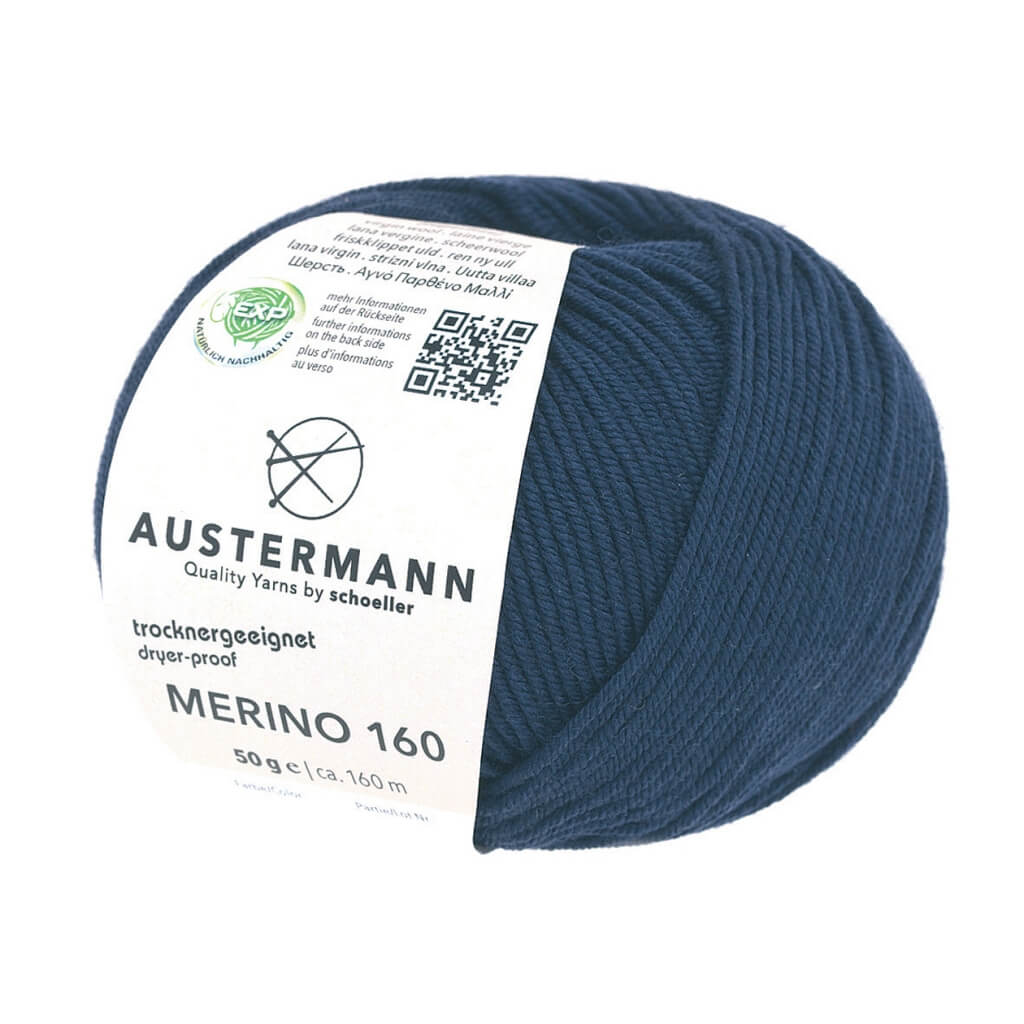 Austermann 204 - marine Austermann Merino 160 Exp 50g Lieblingsgarn