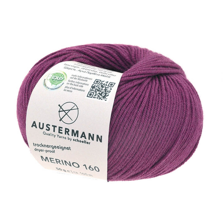 Austermann 220 - Brombeer Austermann Merino 160 Exp 50g Lieblingsgarn