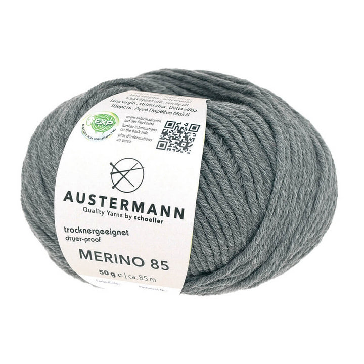 Austermann 60 - Graumeliert Austermann Merino 85 Exp 50g Lieblingsgarn
