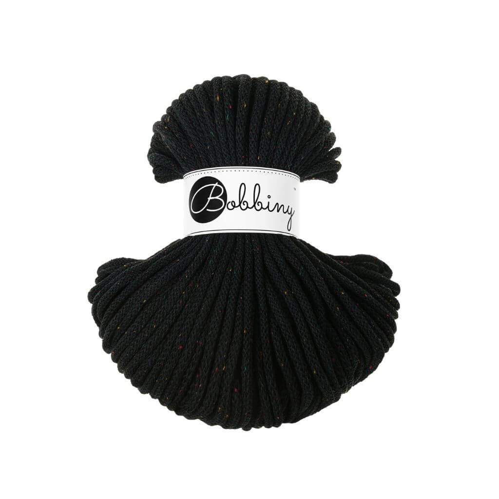 Bobbiny Makrameegarn Midnight Dust Bobbiny Premium Kordel 5 mm x 50 m Lieblingsgarn