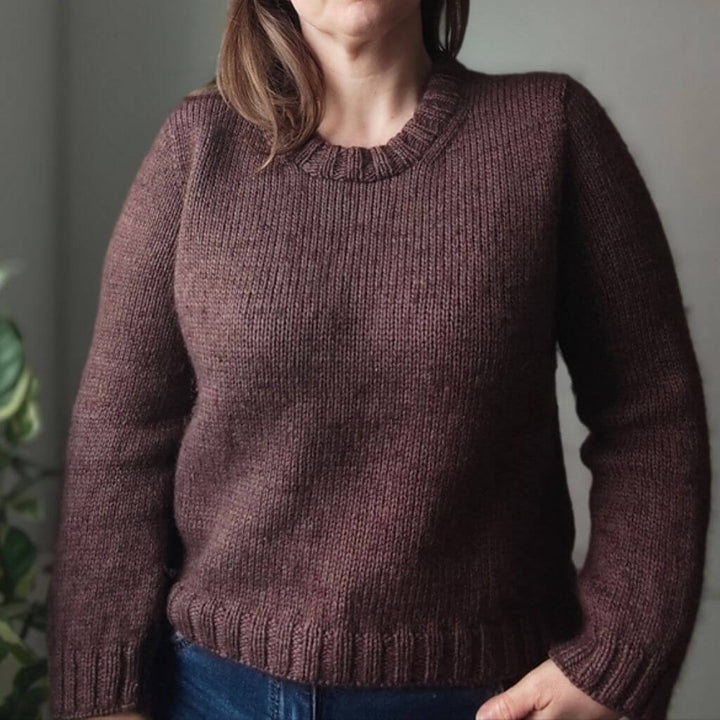 Miene Knits Pattern Suna Sweater Rundhals Strickanleitung - Miene Knits (PDF) Lieblingsgarn