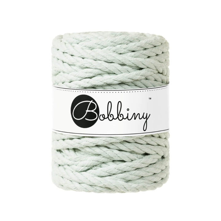 Bobbiny Milky Green Bobbiny Makramee Garn 9 mm x 30 m gedreht Lieblingsgarn