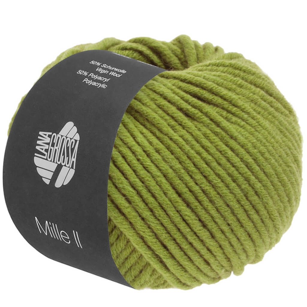 Lana Grossa 162 - Lindgrün Lana Grossa Mille II 50g Lieblingsgarn