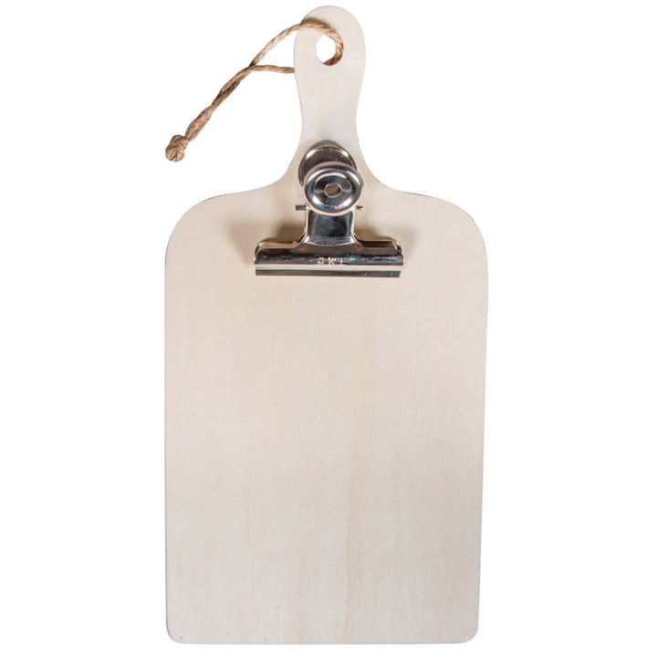 Rayher Mini-Klemmbrett aus Holz - 11,5x23x0,7cm