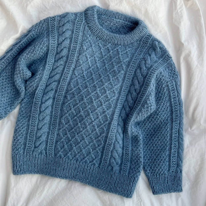 PetiteKnit Pattern Kinder Pullover Moby Sweater Junior Strickanleitung - PetiteKnit (Heft) Lieblingsgarn