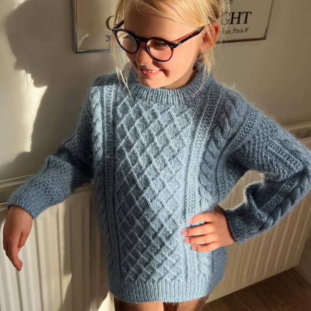 PetiteKnit Pattern Kinder Pullover Moby Sweater Junior Strickanleitung - PetiteKnit (Heft) Lieblingsgarn