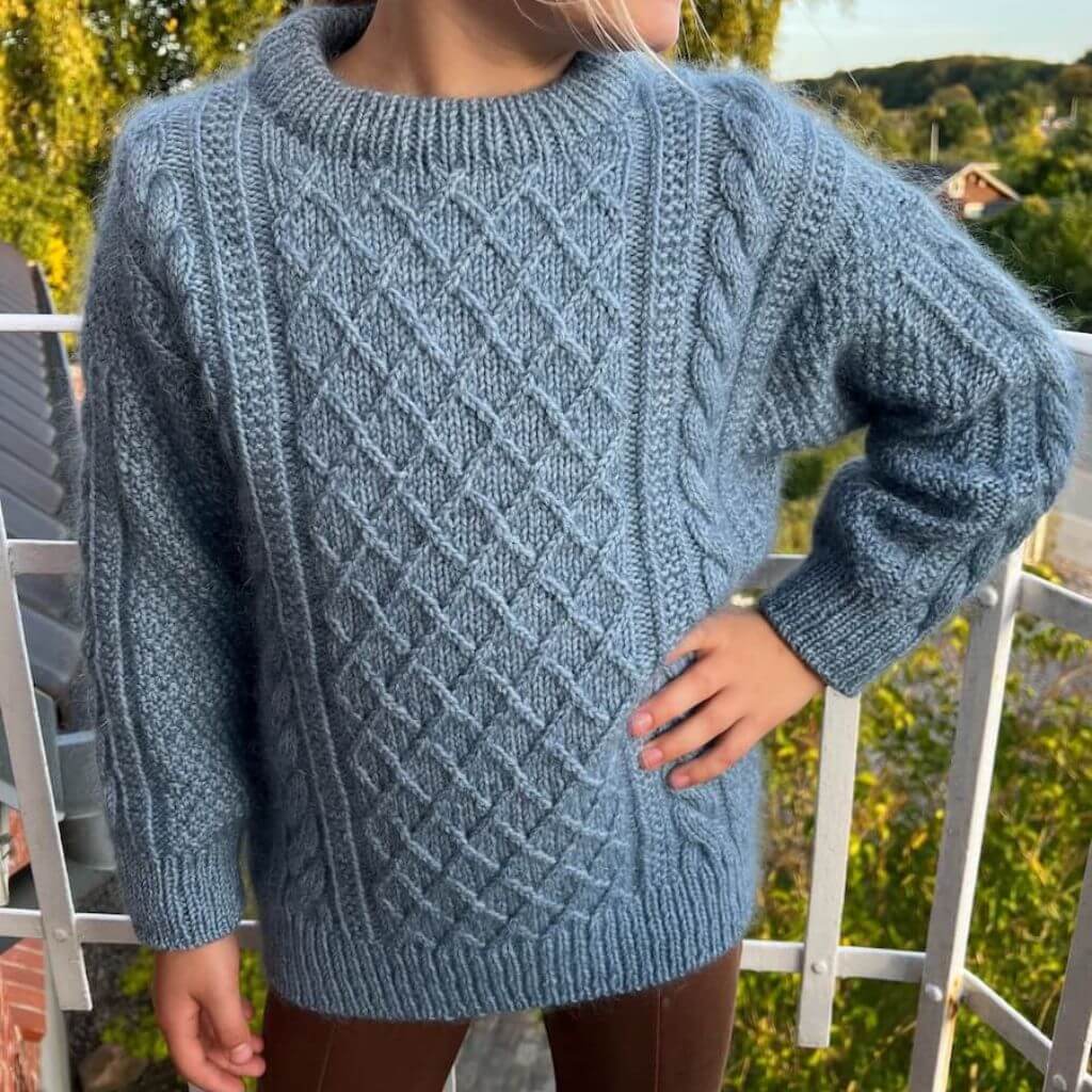 PetiteKnit Pattern Kinder Pullover Moby Sweater Junior Strickanleitung - PetiteKnit (Heft) Lieblingsgarn