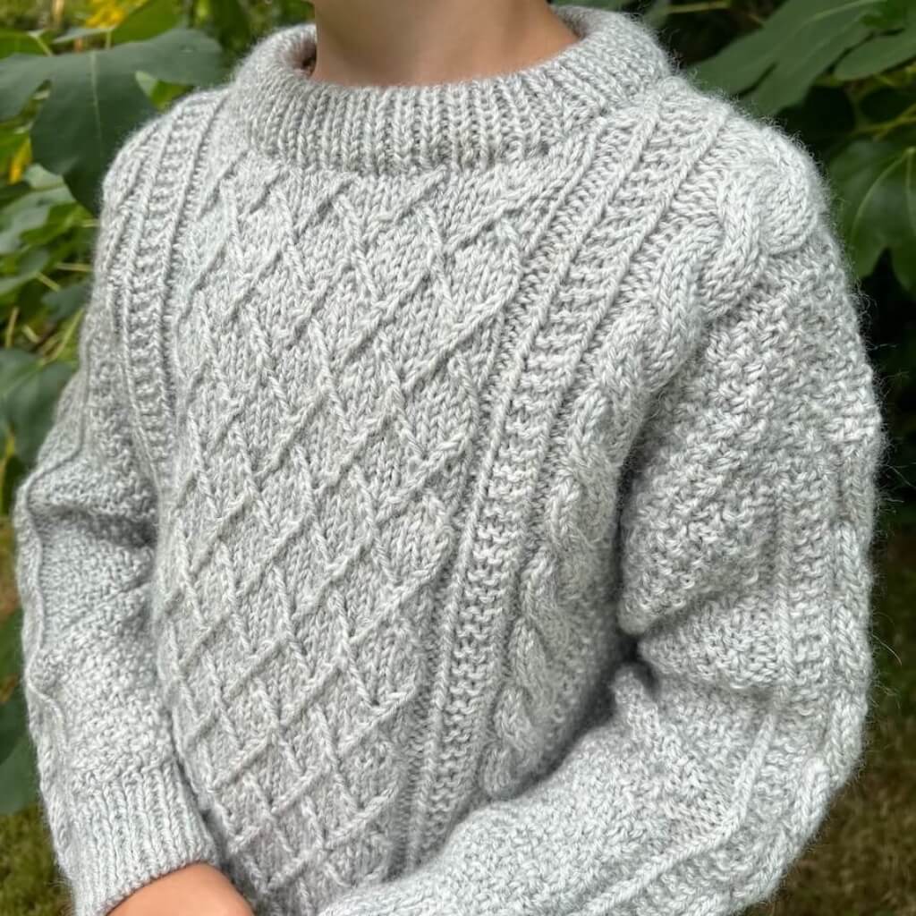 PetiteKnit Pattern Kinder Pullover Moby Sweater Mini Strickanleitung - PetiteKnit (Heft) Lieblingsgarn