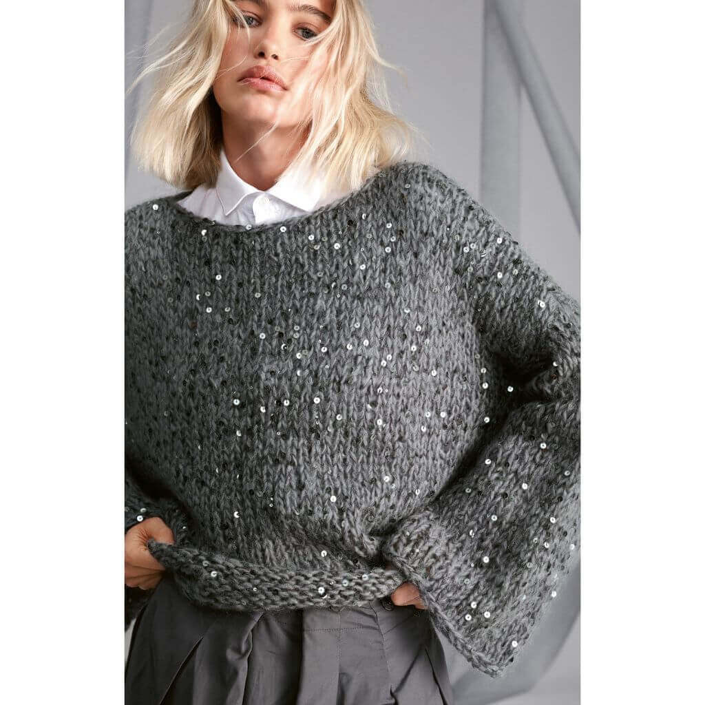 Pullover Mohair di Gio + Cosmo Strickanleitung - Lana Grossa (Heft)