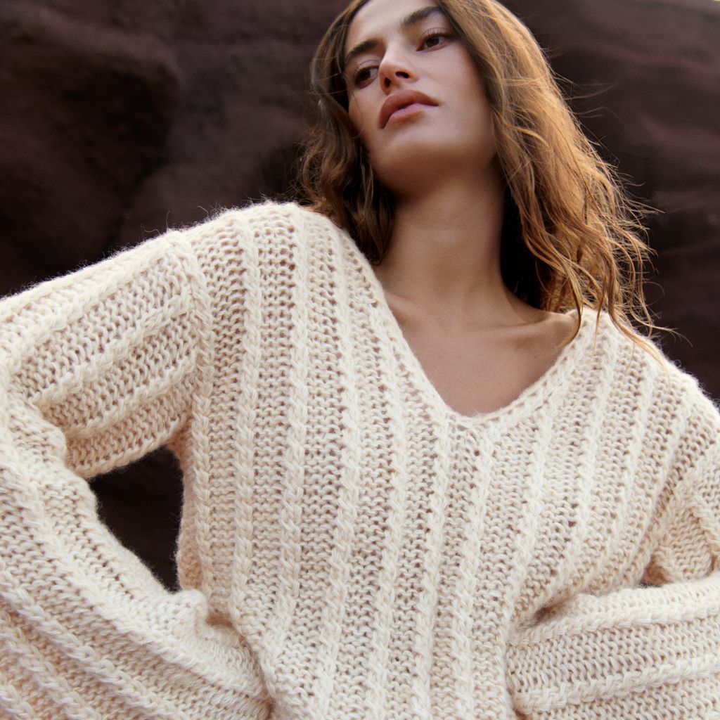 Lana Grossa Pattern Zopfpullover Strickanleitung - Lana Grossa (PDF) Lieblingsgarn