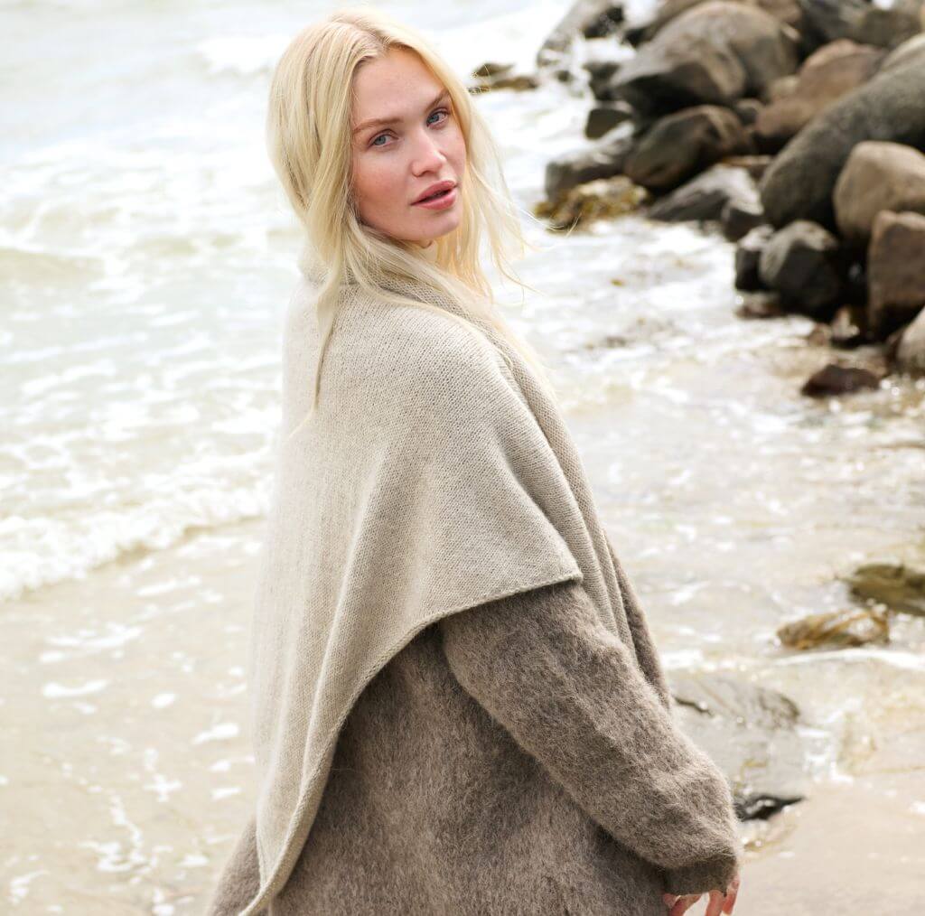 Lana Grossa Pattern Elegantes Dreieckstuch Strickset - Lana Grossa (PDF) Lieblingsgarn