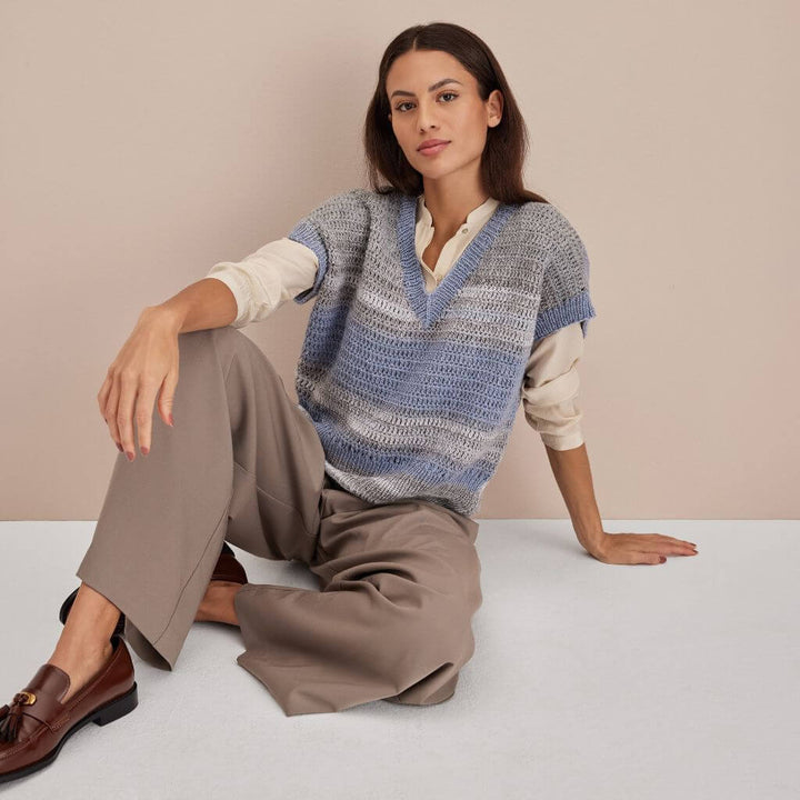 Lana Grossa Pattern Pullunder mit Farbverlauf Häkelanleitung - Lana Grossa (Heft) Lieblingsgarn