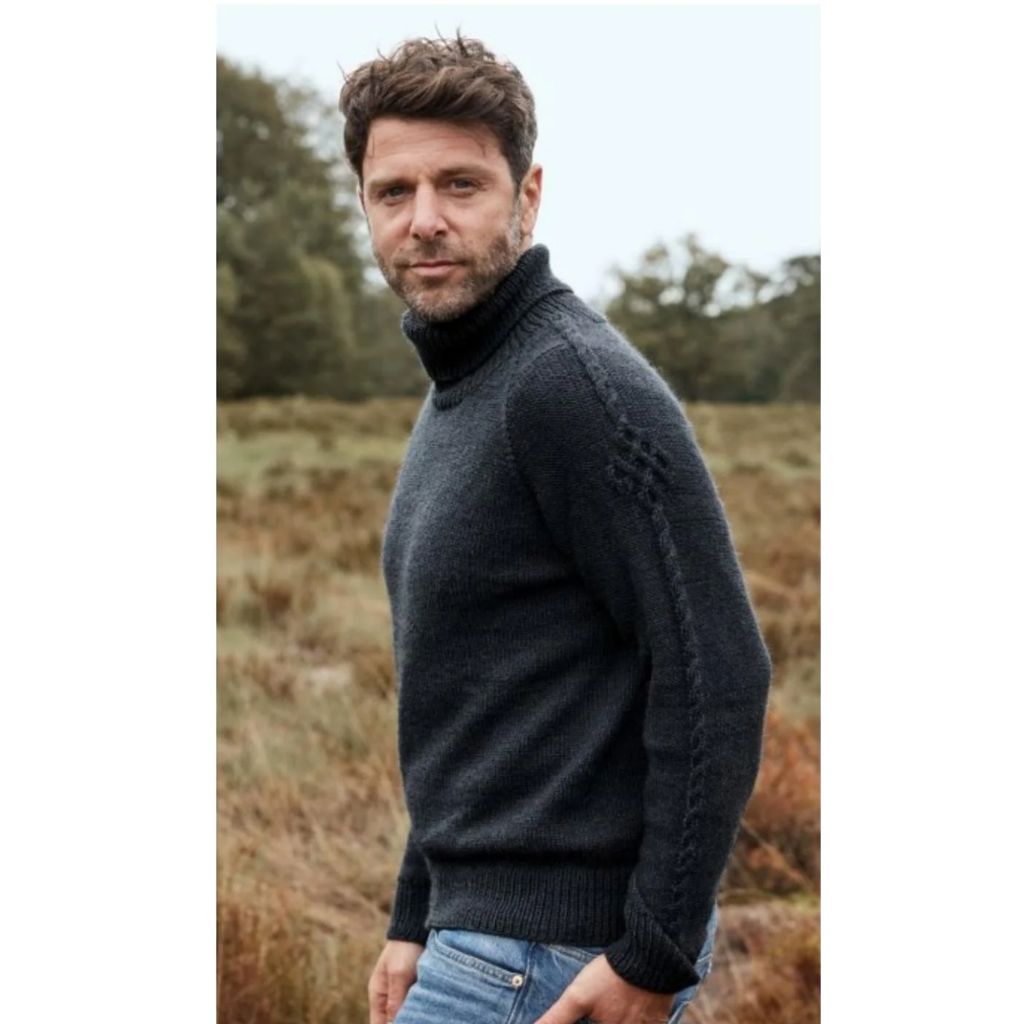 Herren Rollkragenullover Merino 120 Exp Strickanleitung - Austermann (PDF)