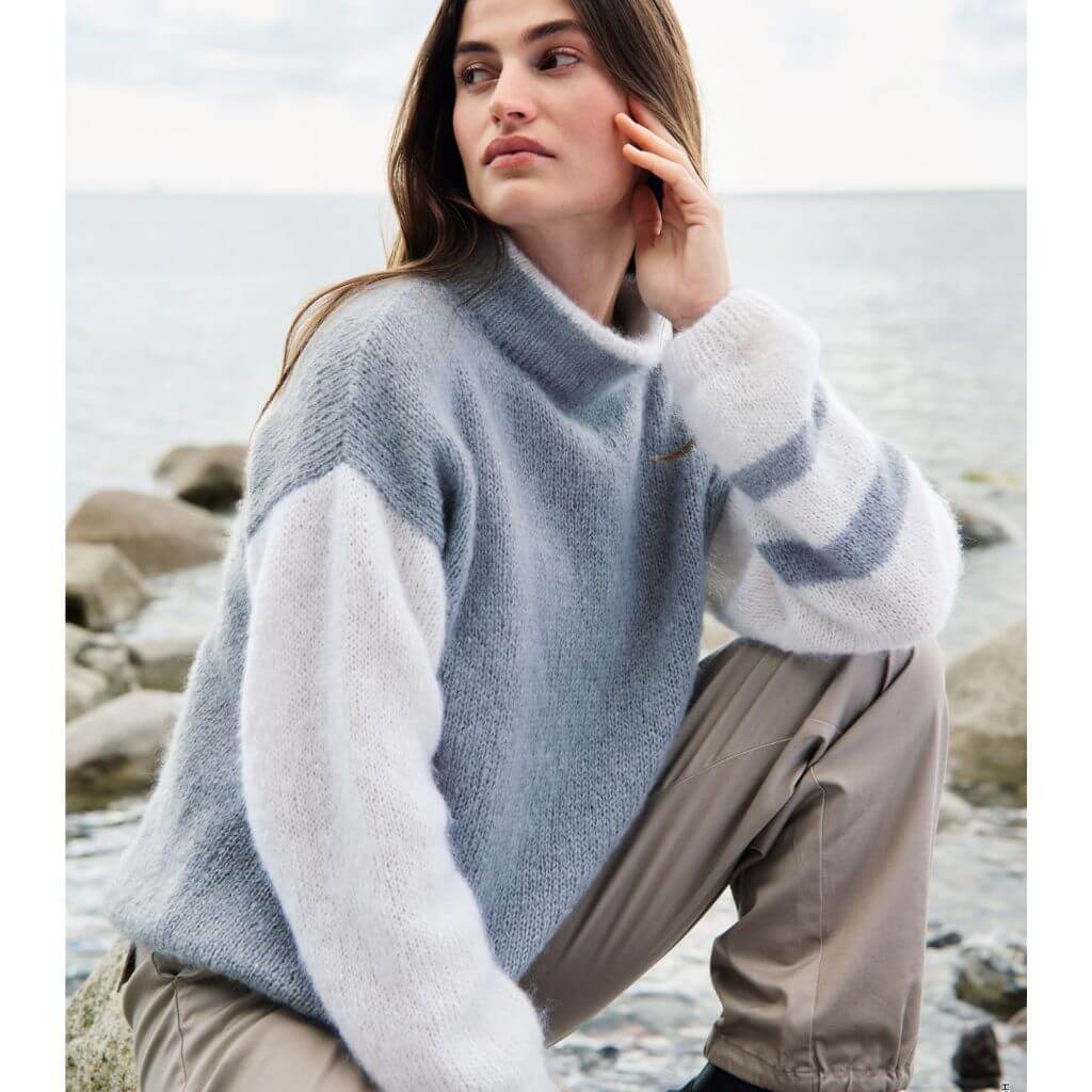 Lana Grossa Damen Pullover Strickanleitung - Lana Grossa (PDF) Lieblingsgarn