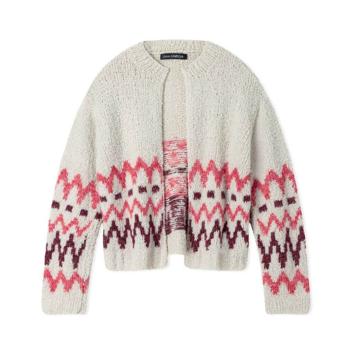 Jacquardmuster Cardigan Modell 6 Strickanleitung - Lana Grossa (Heft)