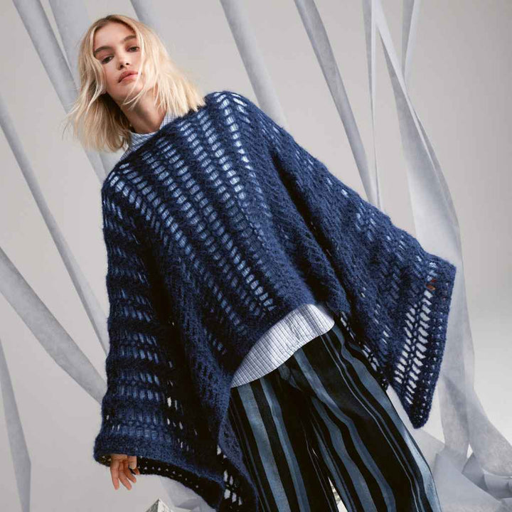 Poncho Mohair di Gio Häkelanleitung - Lana Grossa (Heft)