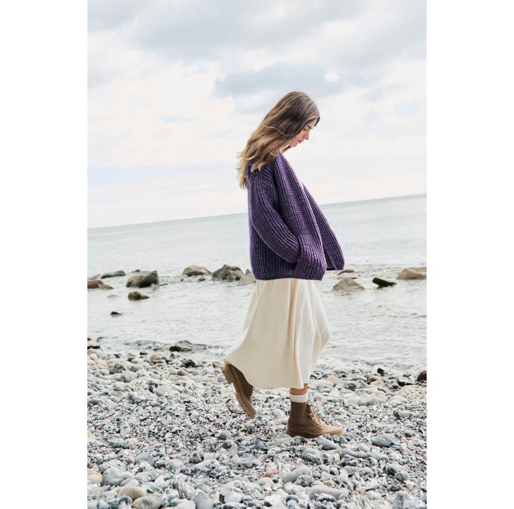 Lana Grossa Pattern Damen Cardigan Strickanleitung - Lana Grossa (Heft) Lieblingsgarn