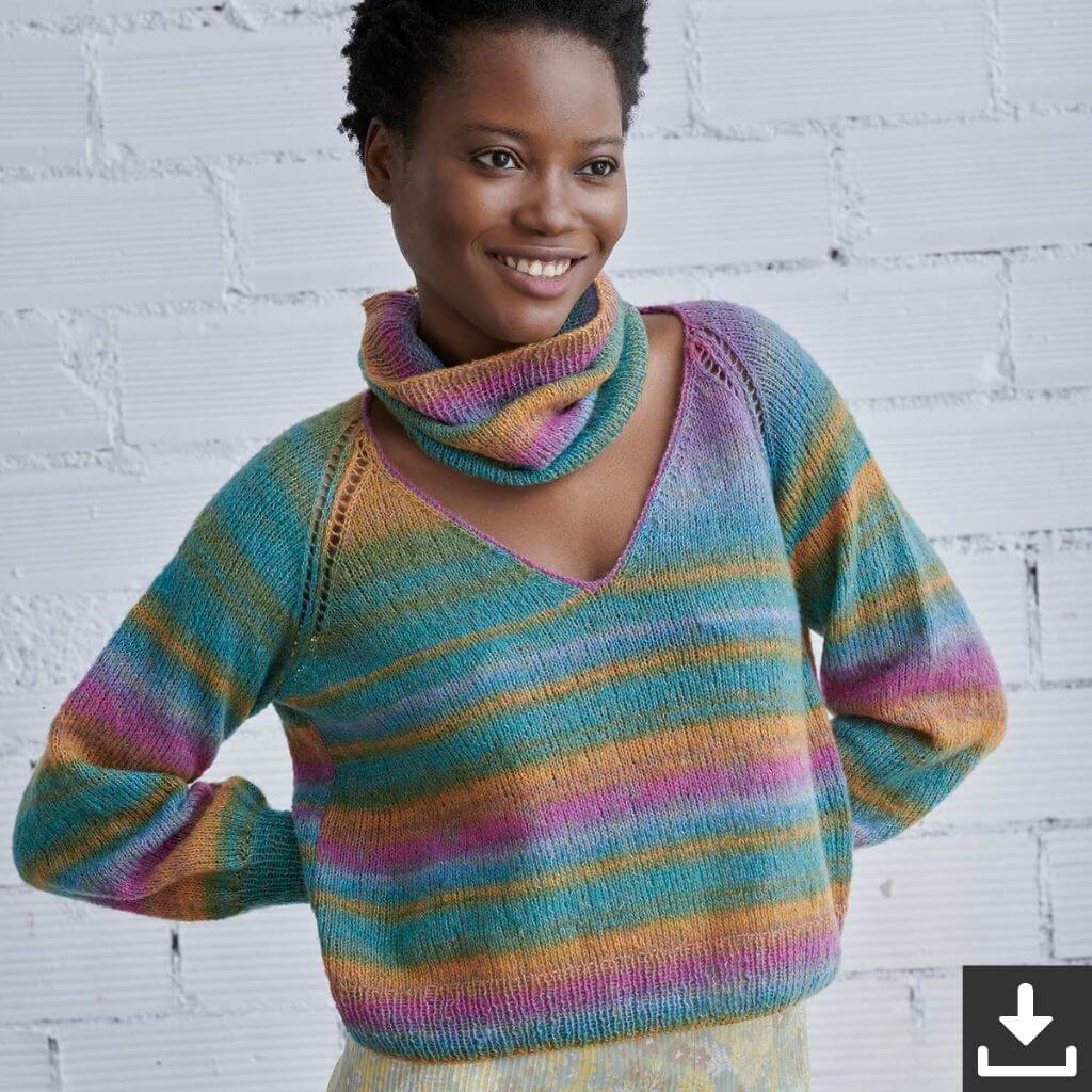 Katia Pattern Crop Pullover Strickanleitung - Katia (PDF) Lieblingsgarn