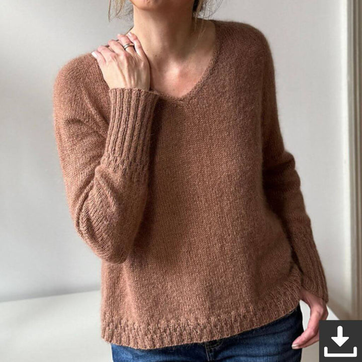 Christina Körber-Reith Pattern Momo Pullover Strickanleitung - Christina Körber-Reith (PDF) Lieblingsgarn