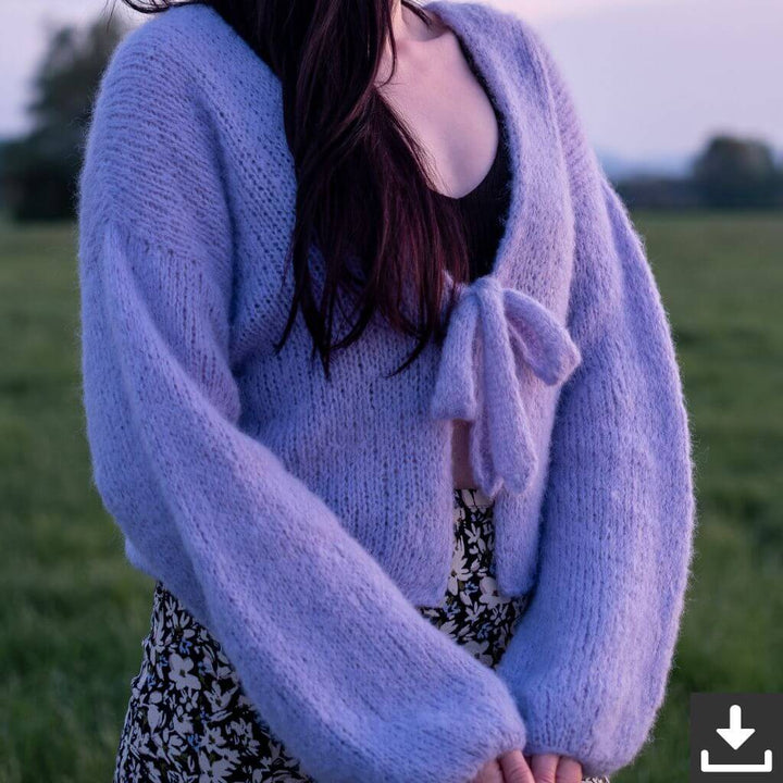 Wisteria Knitting Pattern Moonbow Cardigan Strickanleitung - Wisteria Knitting (PDF) Lieblingsgarn