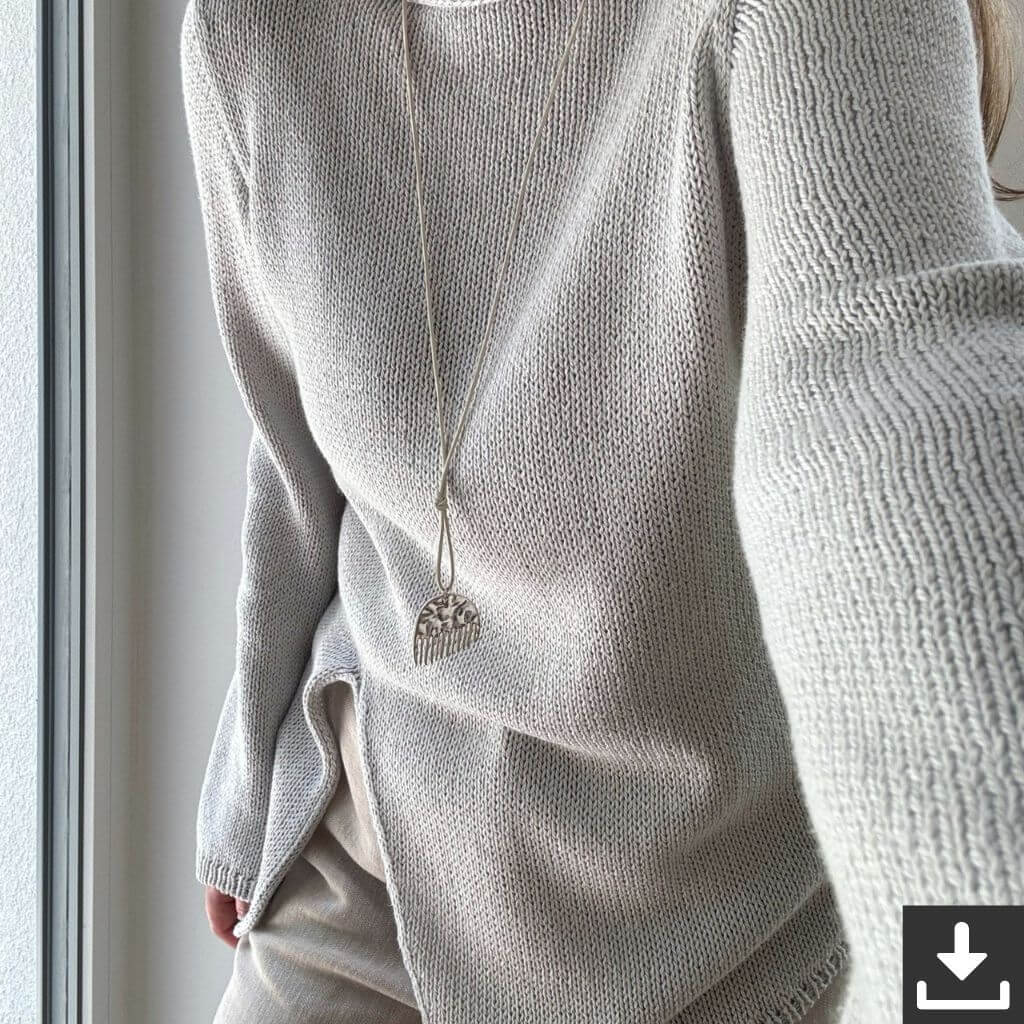 Morecaknit Bluse Liv Blouse Strickanleiutng - Morecaknit (PDF) Lieblingsgarn